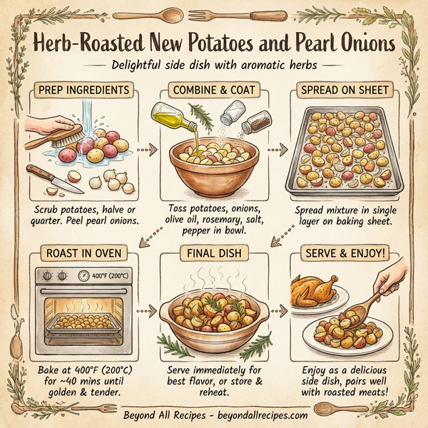Herb-Roasted New Potatoes and Pearl Onions instructions