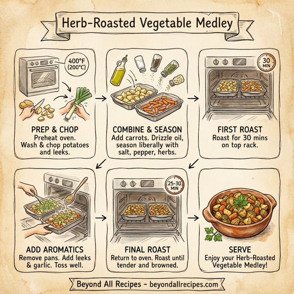 Herb-Roasted Vegetable Medley instructions