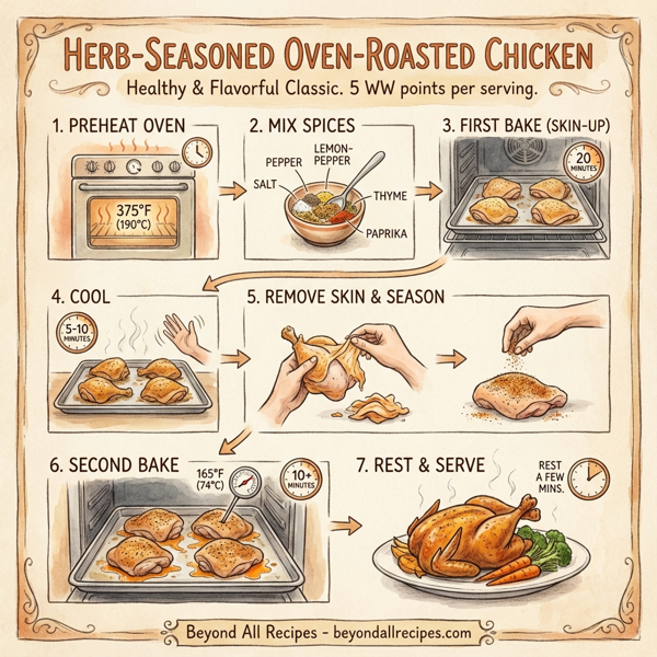 Herb-Seasoned Oven-Roasted Chicken instructions