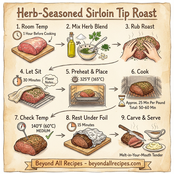 Herb-Seasoned Sirloin Tip Roast instructions