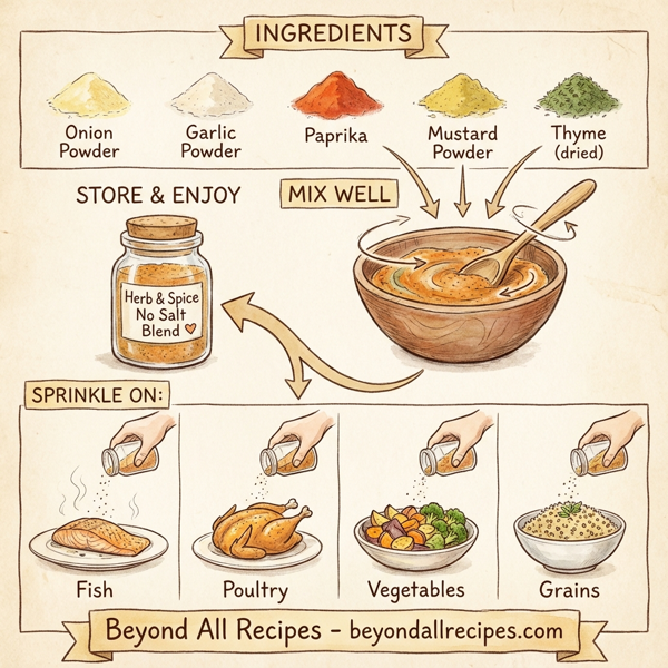 Herb & Spice No Salt Blend instructions