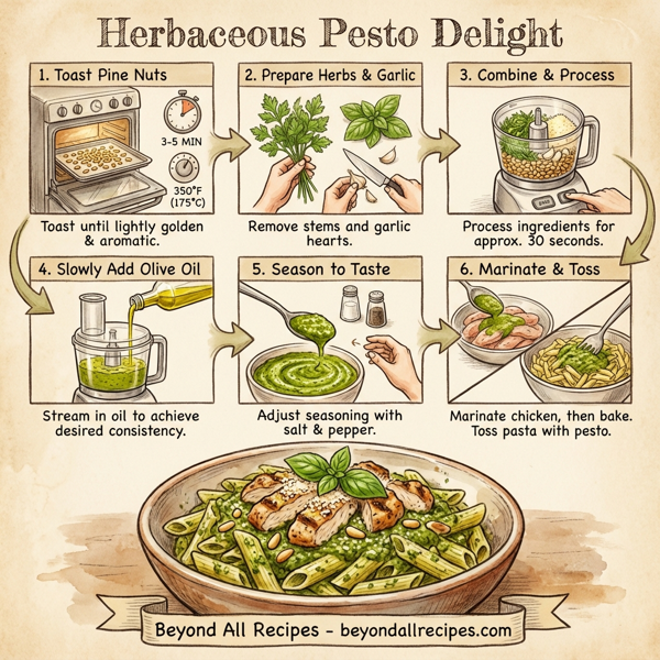 Herbaceous Pesto Delight instructions