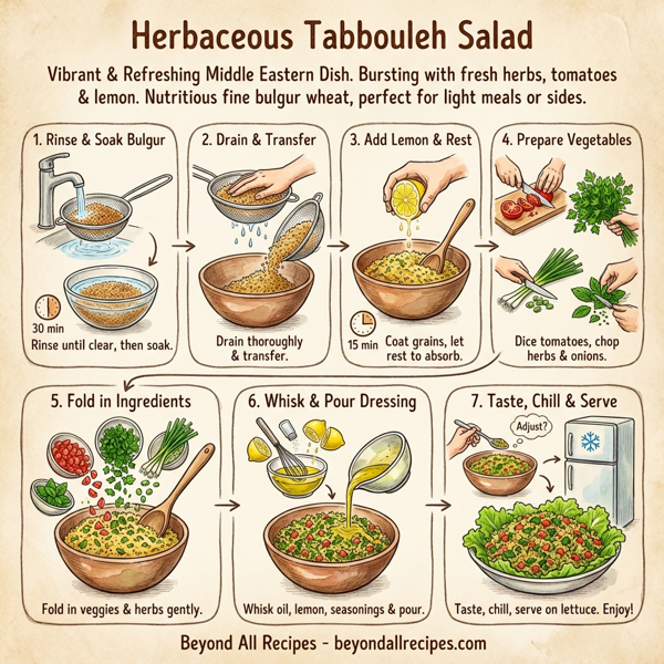 Herbaceous Tabbouleh Salad instructions