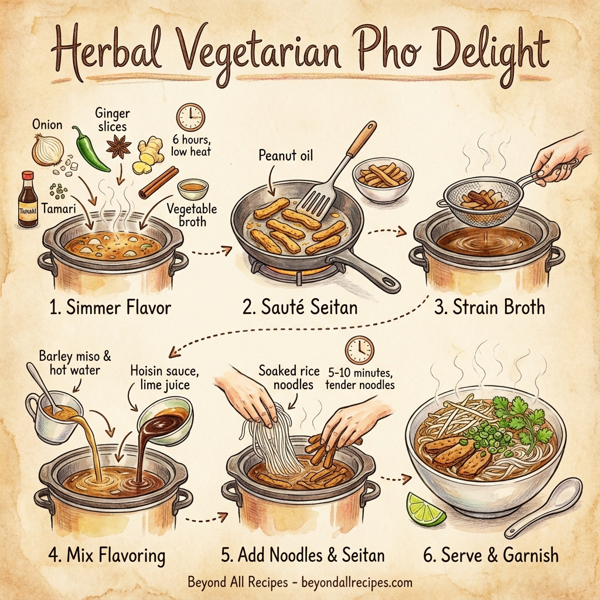 Herbal Vegetarian Pho Delight instructions