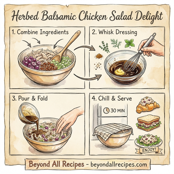 Herbed Balsamic Chicken Salad Delight instructions