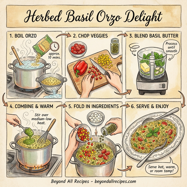 Herbed Basil Orzo Delight instructions
