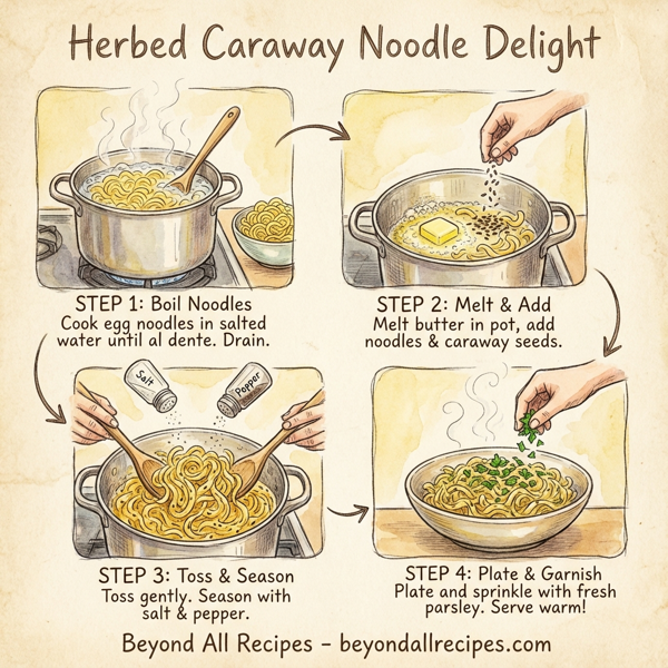 Herbed Caraway Noodle Delight instructions