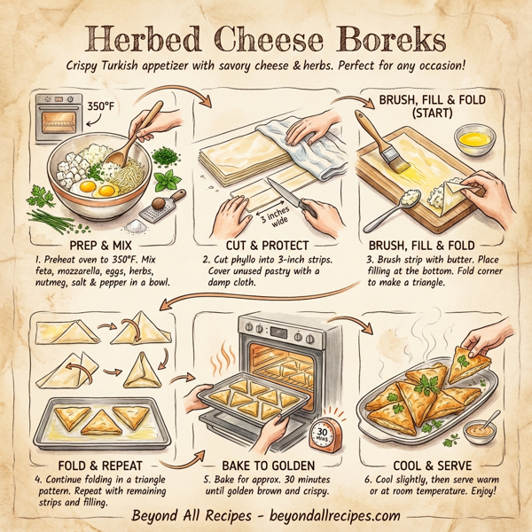 Herbed Cheese Boreks instructions