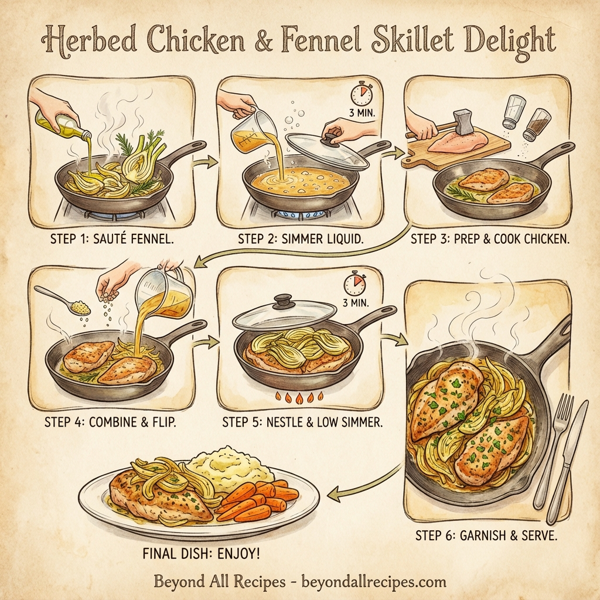 Herbed Chicken & Fennel Skillet Delight instructions