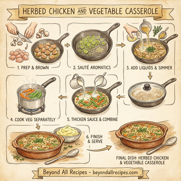 Herbed Chicken and Vegetable Casserole instructions