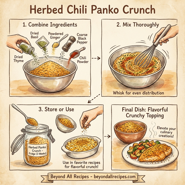 Herbed Chili Panko Crunch instructions