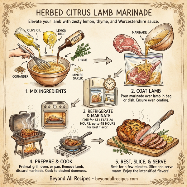 Herbed Citrus Lamb Marinade instructions