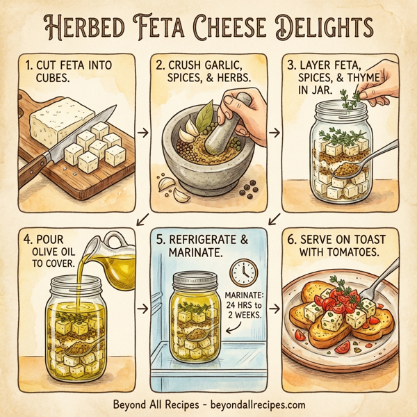 Herbed Feta Cheese Delights instructions