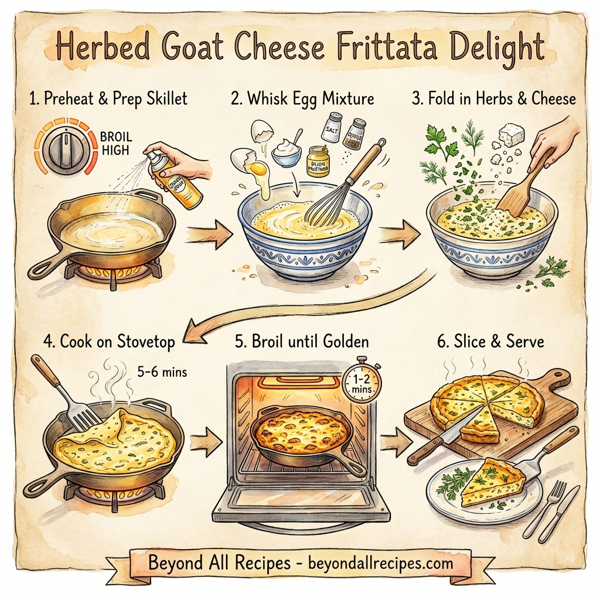 Herbed Goat Cheese Frittata Delight instructions