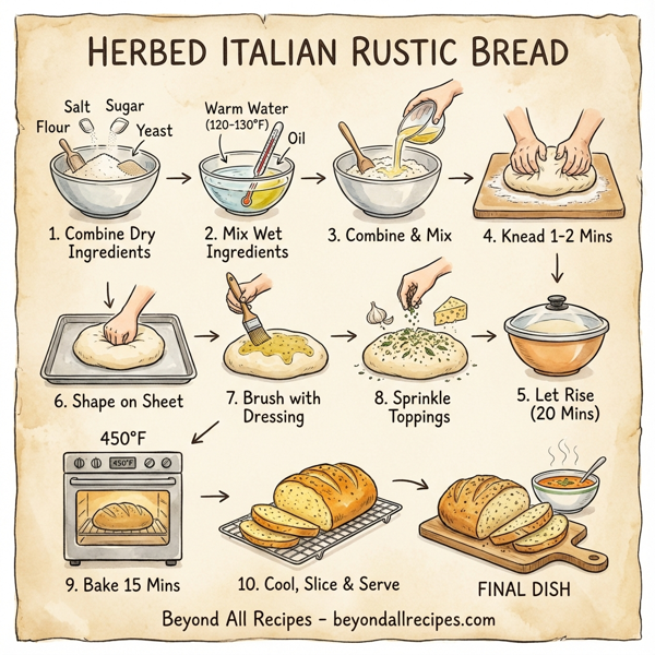 Herbed Italian Rustic Bread instructions
