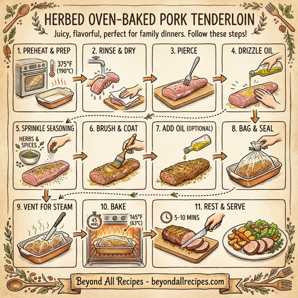 Herbed Oven-Baked Pork Tenderloin instructions
