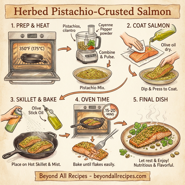 Herbed Pistachio-Crusted Salmon instructions