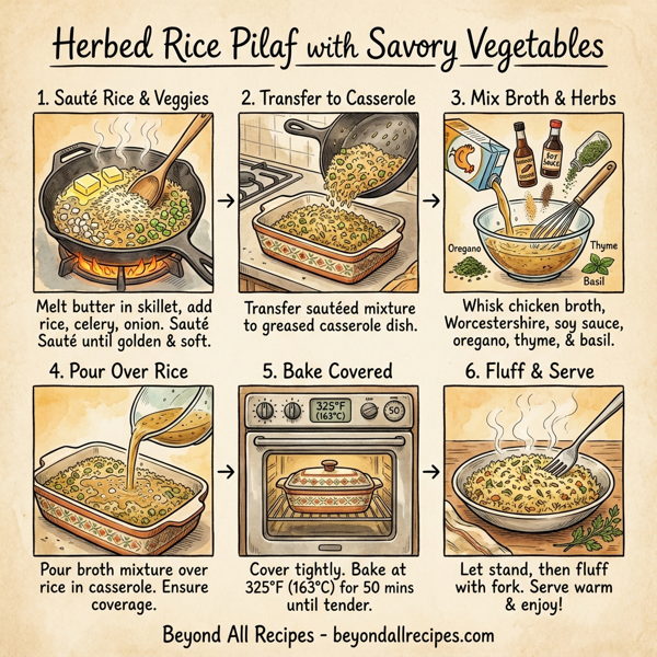 Herbed Rice Pilaf with Savory Vegetables instructions
