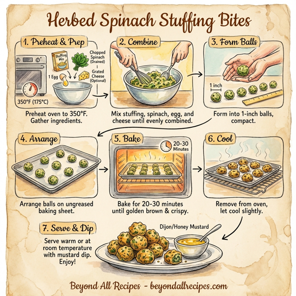 Herbed Spinach Stuffing Bites instructions