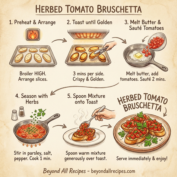 Herbed Tomato Bruschetta instructions