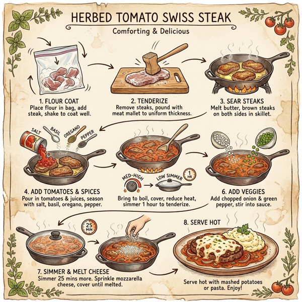 Herbed Tomato Swiss Steak instructions