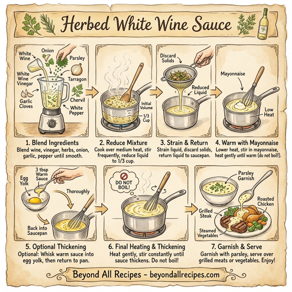 Herbed White Wine Sauce instructions