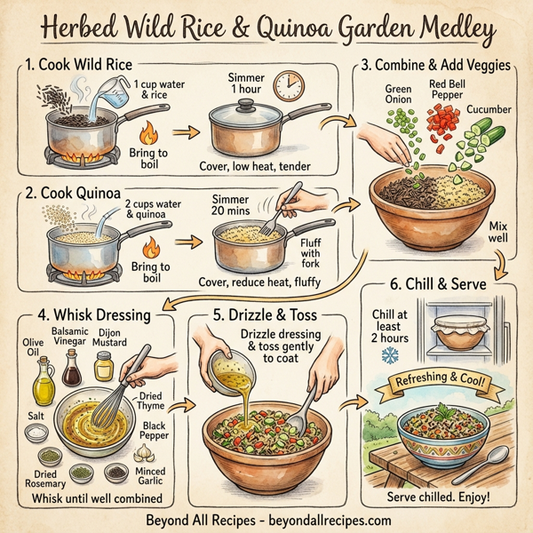 Herbed Wild Rice & Quinoa Garden Medley instructions