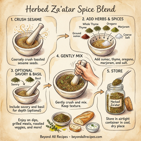 Herbed Za'atar Spice Blend instructions