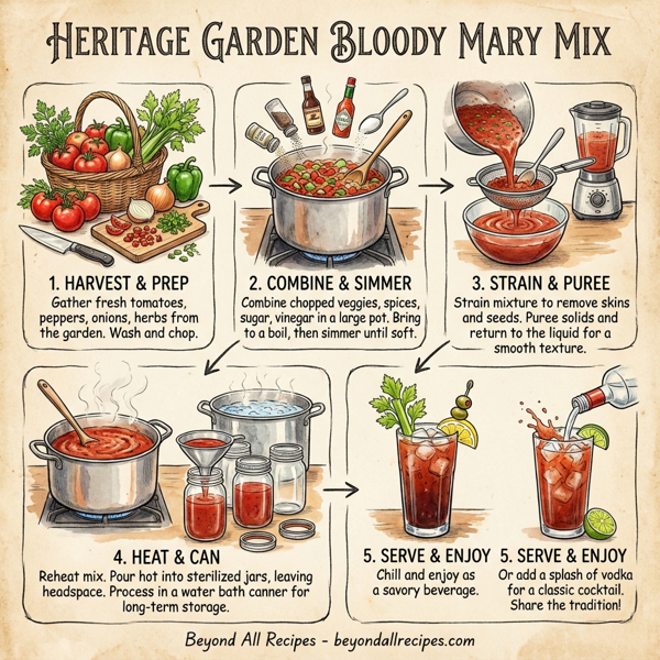 Heritage Garden Bloody Mary Mix instructions