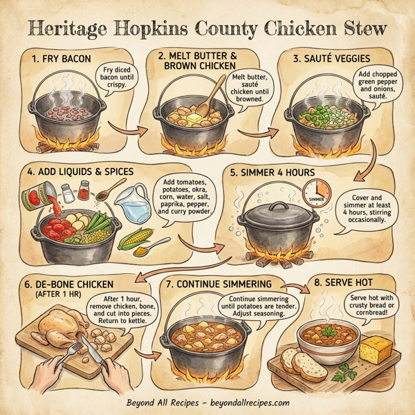 Heritage Hopkins County Chicken Stew instructions