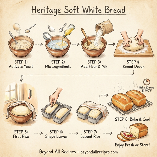 Heritage Soft White Bread instructions