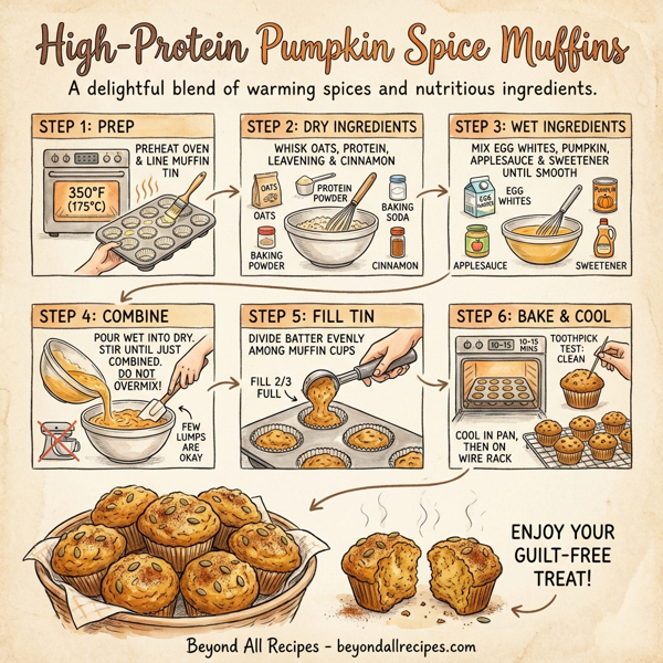 High-Protein Pumpkin Spice Muffins instructions