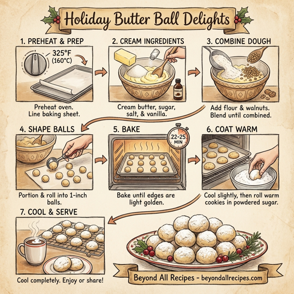 Holiday Butter Ball Delights instructions