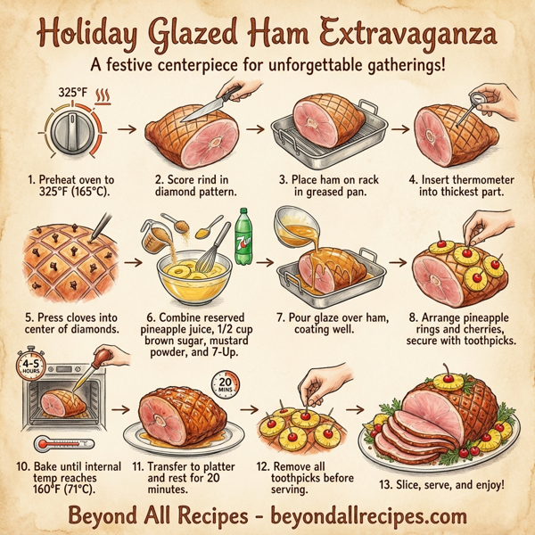 Holiday Glazed Ham Extravaganza instructions