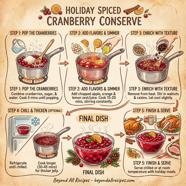 Holiday Spiced Cranberry Conserve instructions