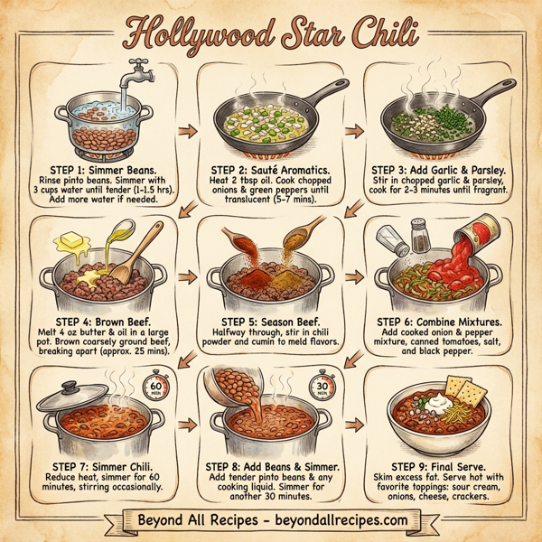 Hollywood Star Chili instructions