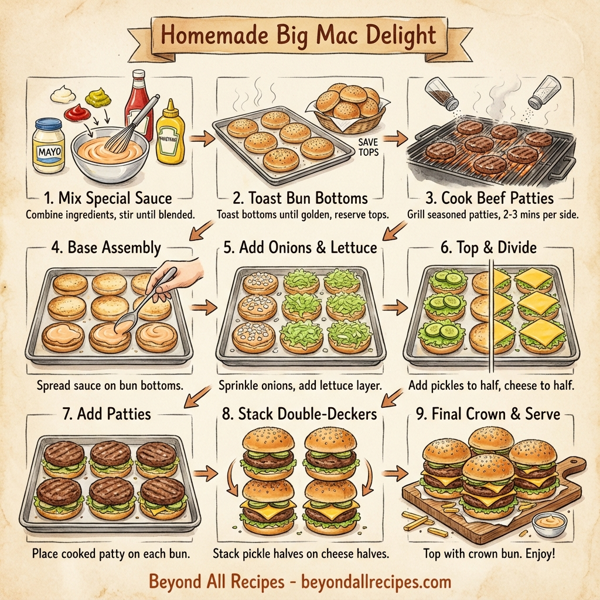 Homemade Big Mac Delight instructions