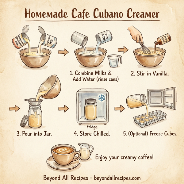 Homemade Cafe Cubano Creamer instructions
