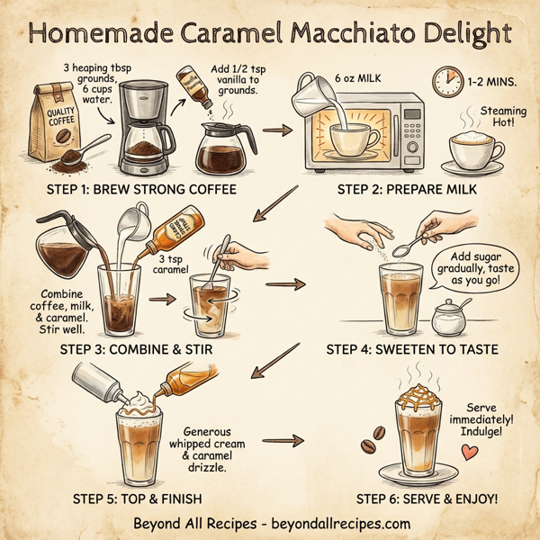 Homemade Caramel Macchiato Delight instructions