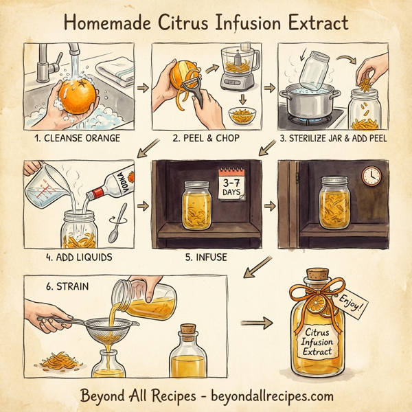 Homemade Citrus Infusion Extract instructions