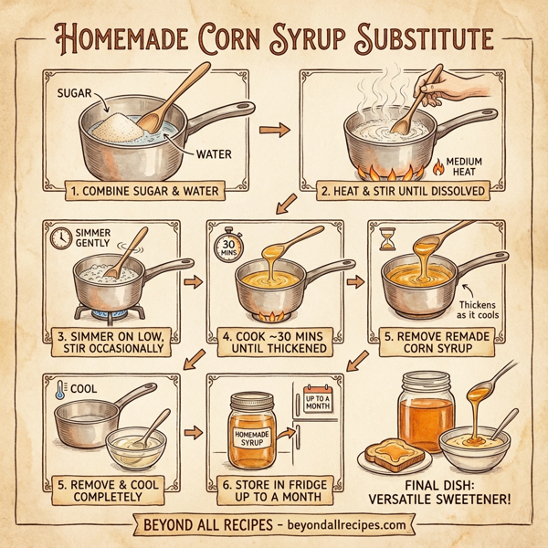 Homemade Corn Syrup Substitute instructions