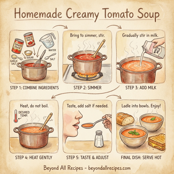 Homemade Creamy Tomato Soup instructions