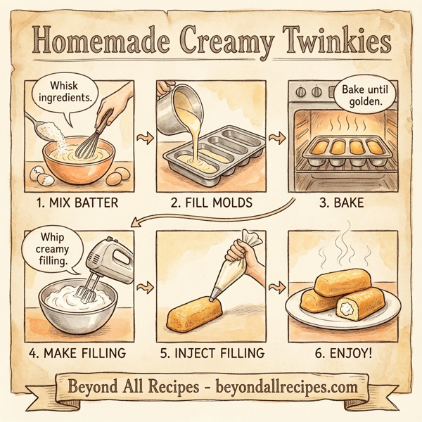 Homemade Creamy Twinkies instructions