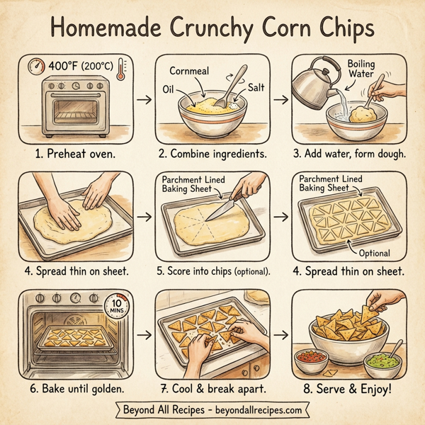 Homemade Crunchy Corn Chips instructions