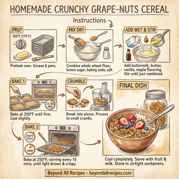 Homemade Crunchy Grape-Nuts Cereal instructions