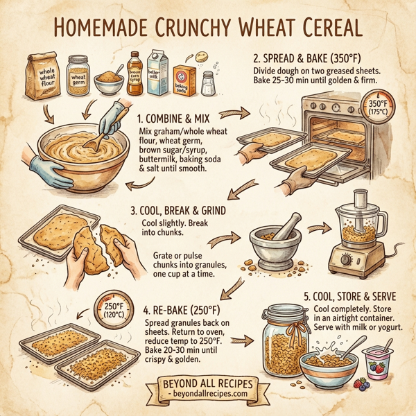 Homemade Crunchy Wheat Cereal instructions