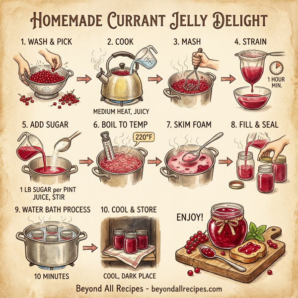 Homemade Currant Jelly Delight instructions