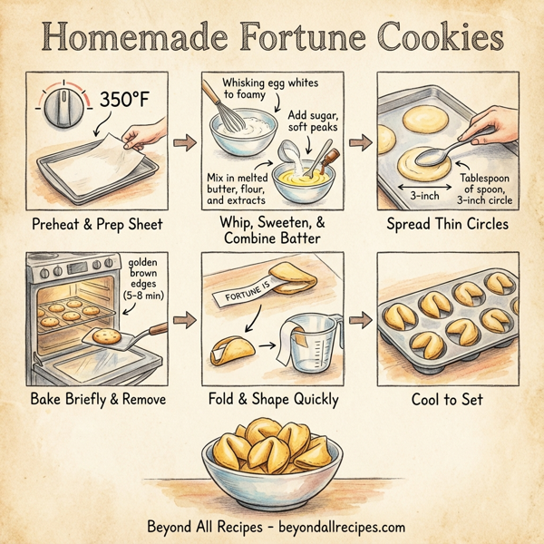 Homemade Fortune Cookies instructions
