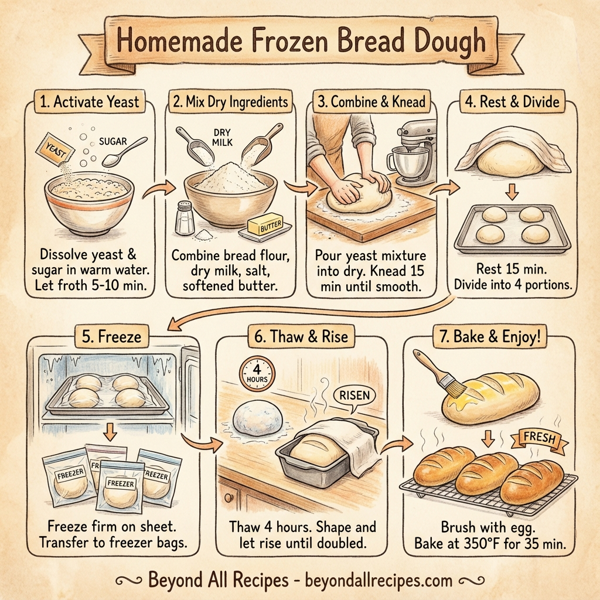 Homemade Frozen Bread Dough instructions
