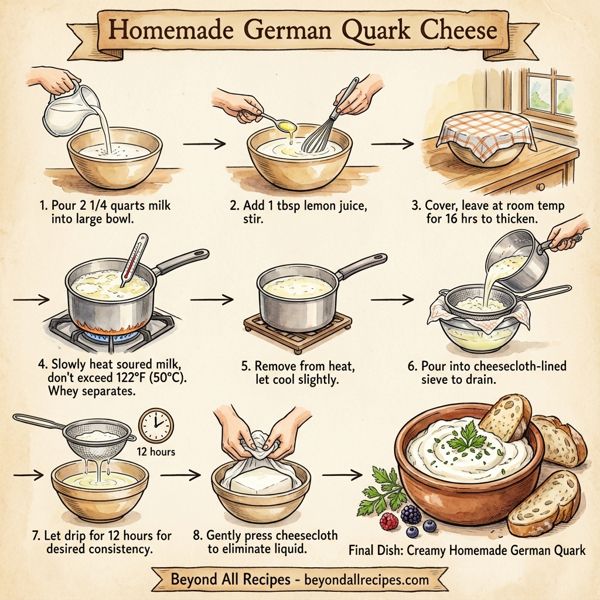 Homemade German Quark Cheese instructions